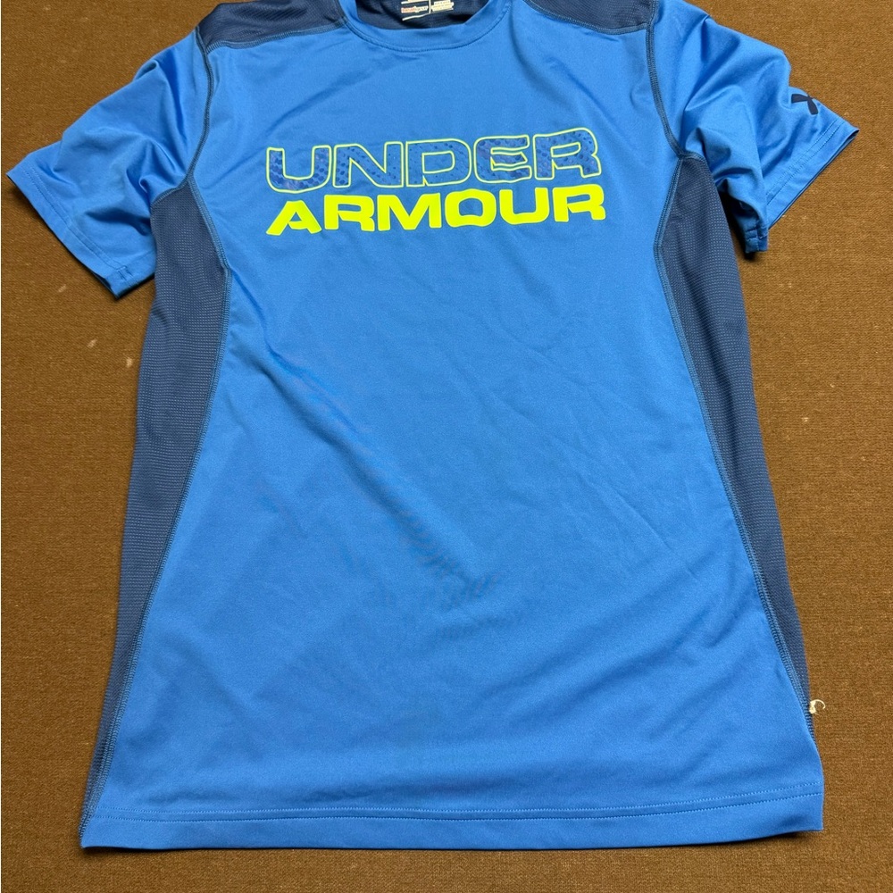 Under Armour Blue and Yellow T-Shirt